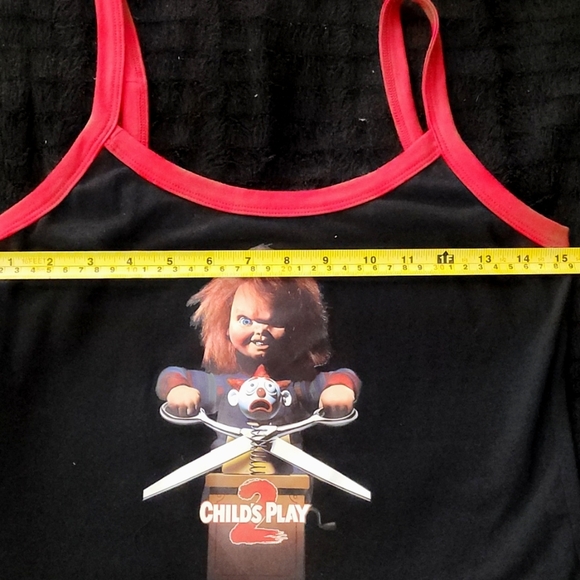 Child's Play 2 - MD Chucky Retro Photo Cropped Girls Cami - Picture 5 of 9